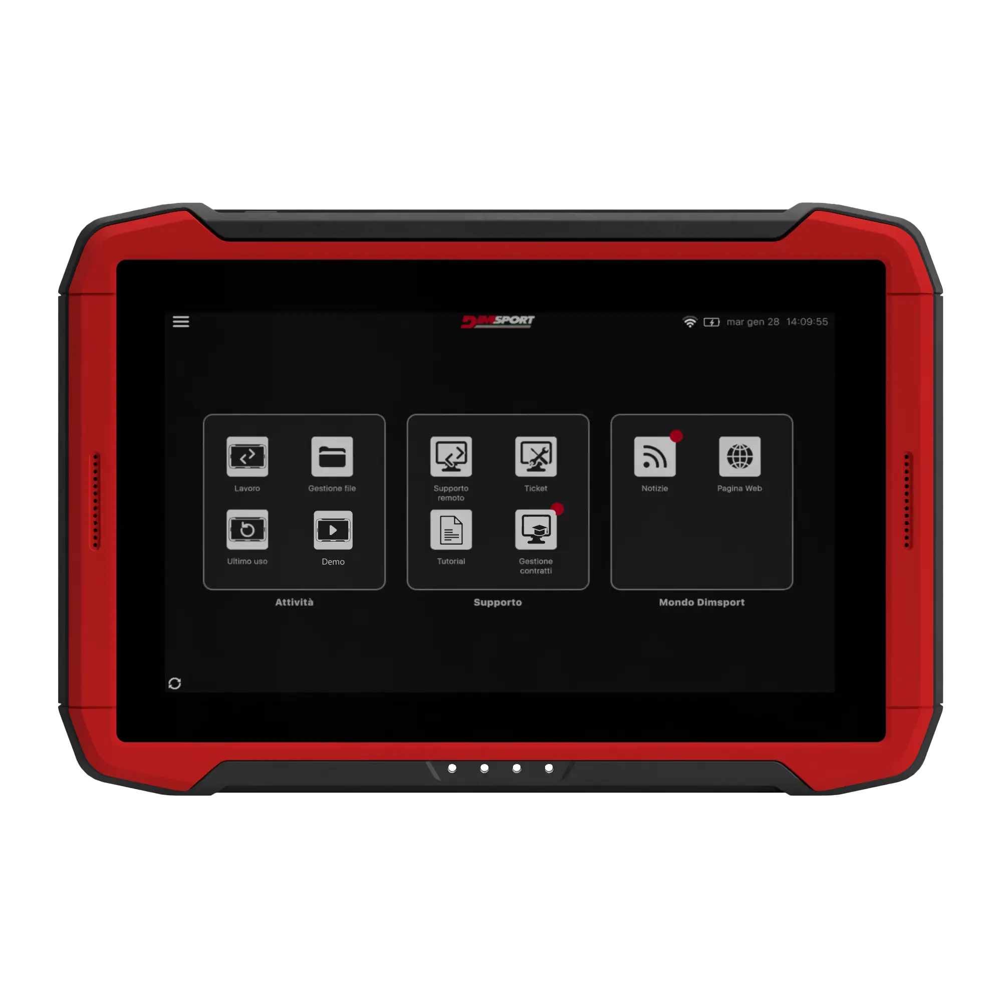 The Genius - Vista principal