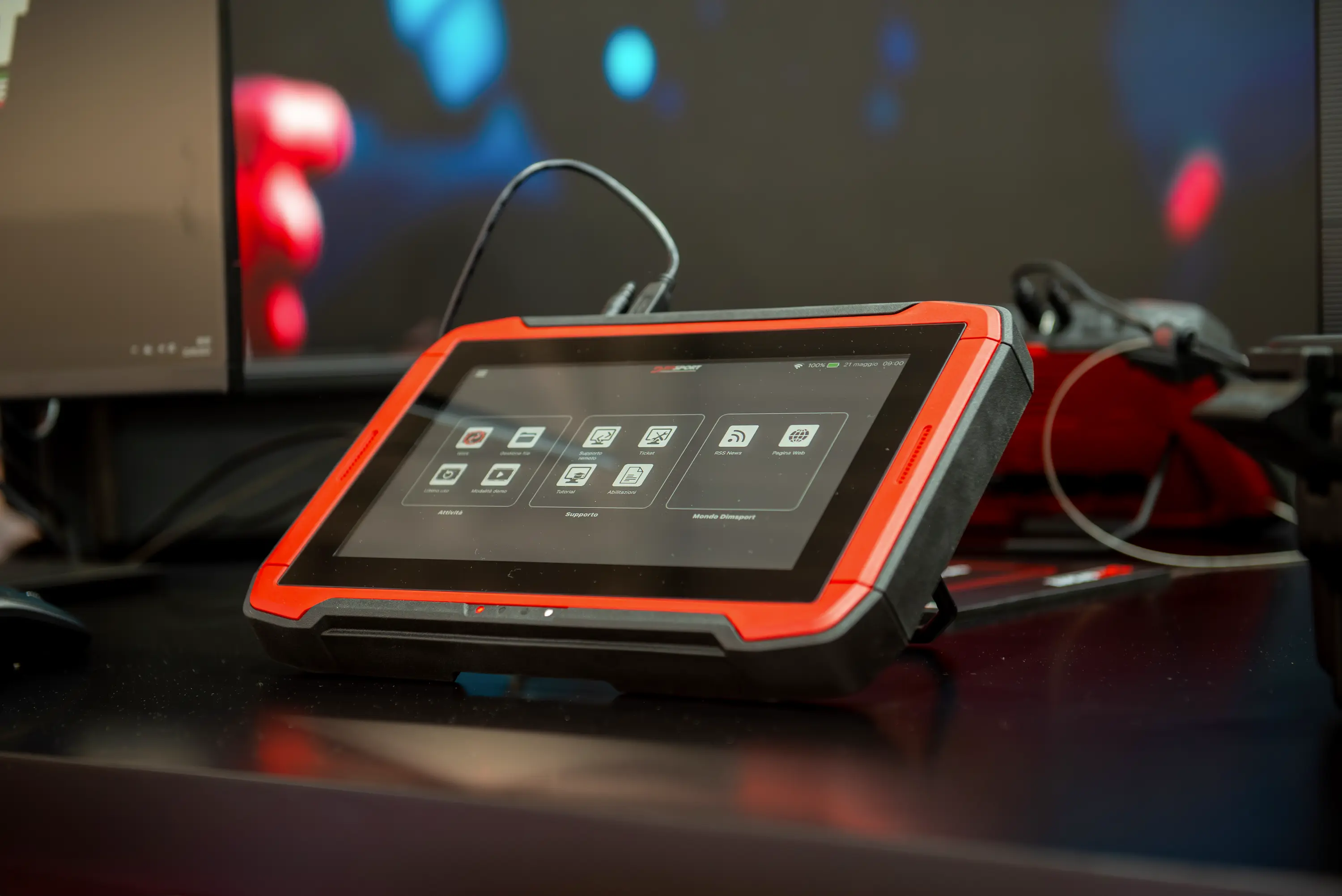 The Genius en mesa de trabajo