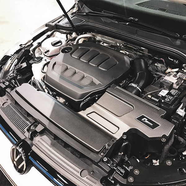 R600 EVO Matte Carbon Cold Air Intake System / Pleated Cotton Filter MQB / MQBE 2.0 TSI EA888.3/EA888.4 VWR1210R601EM